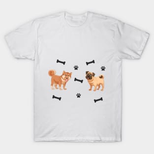 French Bulldog Akita Inu Dog T-Shirt